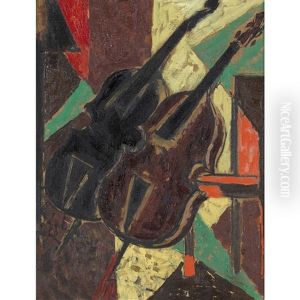 Les Deux Violoncelles by Georges Dessouslavy