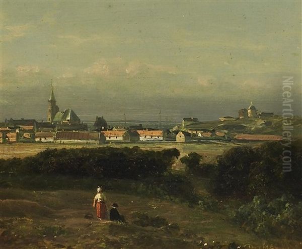 Hollandisches Kustenstadtchen (scheveningen?) - view 1