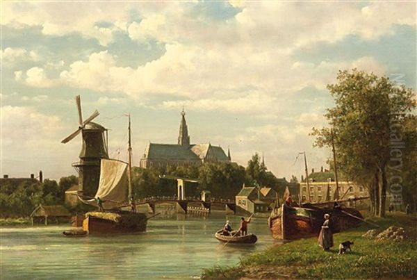 Haarlem Mit Blick Auf Die Grote Kerk - view 1