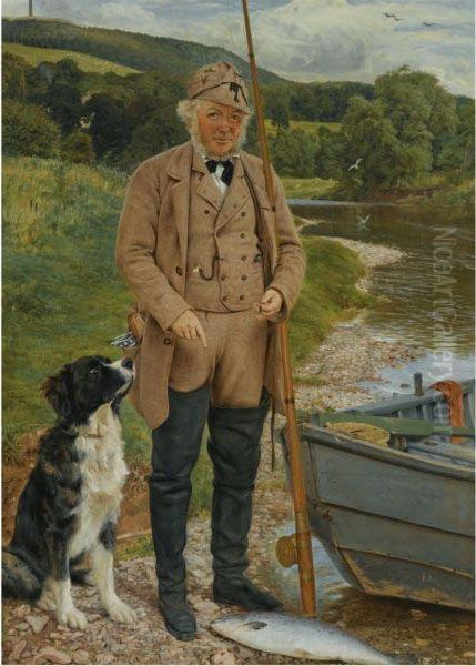Robert Kerss, Gamekeeper And Fisherman At Mounteviot - view 1