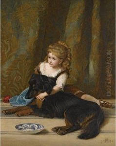 The Fair Beauty And The Dark One by James Archer