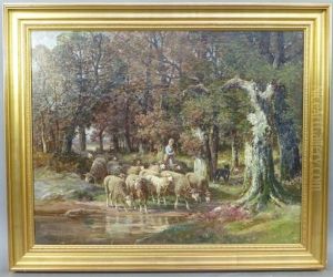 Bergere Et Son Mouton
