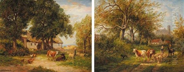 Scenes Champetres (pair) - view 1
