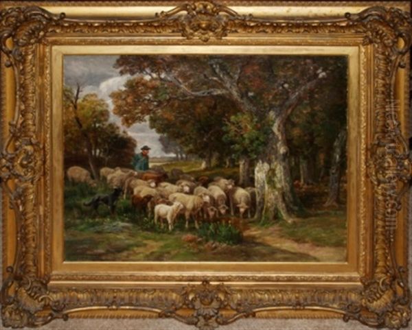 Shepherd And Flock - view 1