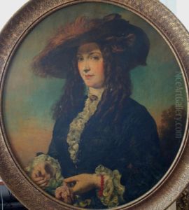 Portrait Of A Lady by James Archer