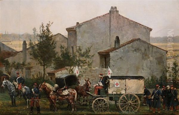 Le General Bourbaki, Commandant La Garde Imperiale, A Cheval, Kepi A La Main (fragment Du Panorama De Rezonville) - view 1