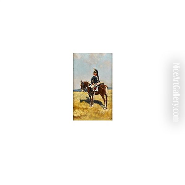 Untitled (portrait Of Soldier On Horseback) - view 1