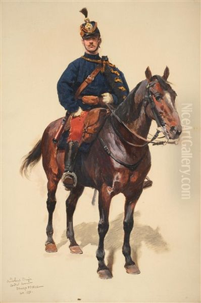 A Cavalry Soldier - view 1