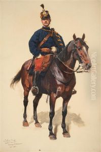 A Cavalry Soldier by Edouard Jean Baptiste Detaille
