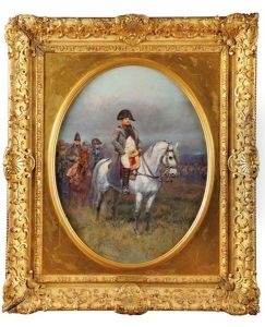 L'empereur Napoleon 1er En Uniforme De Chasseur A Cheval De La Garde by Edouard Jean Baptiste Detaille
