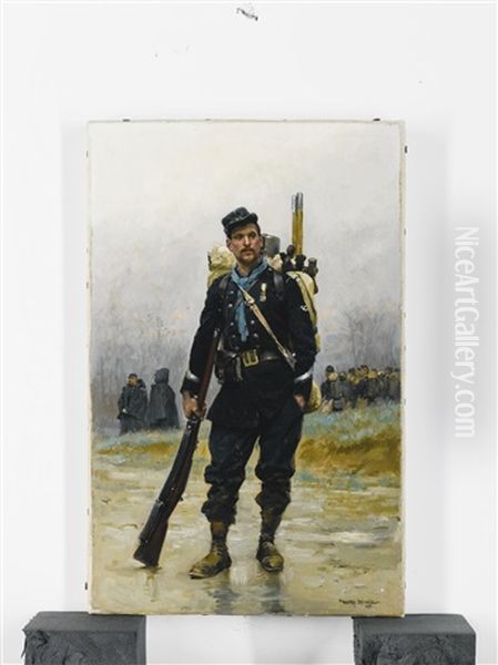 Deux Soldats De La Guerre De 1870 (infanterie De Ligne Et Genie) (2 Works) - view 1