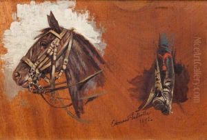 Etude Pour Une Tete De Cheval Et Un Etrier (study) Etude Pour Une Tete De Cheval Et Un Etrier (study)