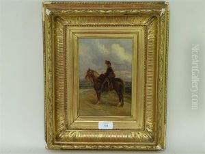 Portrait D'un Militaire A Cheval