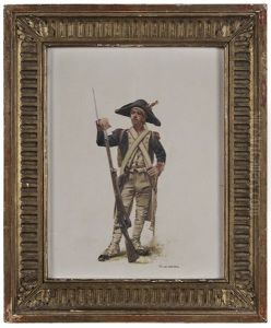 French Infantryman by Edouard Jean Baptiste Detaille