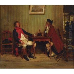 In The Tavern by Edouard Jean Baptiste Detaille