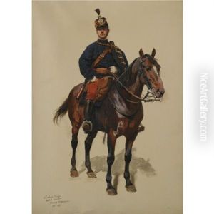 Un Soldat De La Cavalerie by Edouard Jean Baptiste Detaille