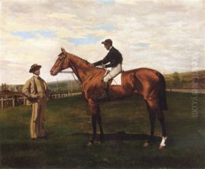 "glaneuse" On A Racecourse by Edouard Jean Baptiste Detaille
