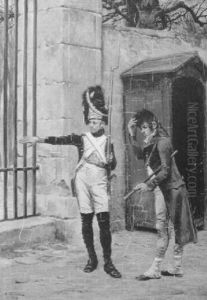 A Soldier's Many Duties by Edouard Jean Baptiste Detaille