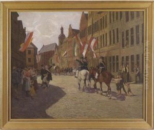 Parade Scene by Oscar Detering
