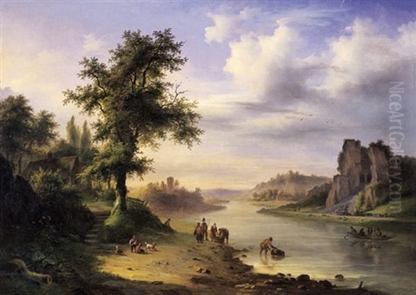 Geanimeerd Rotlandschap Met Ruine - view 1