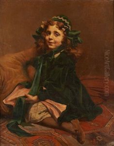Fillette Au Manteau Vert by Servais Detilleux