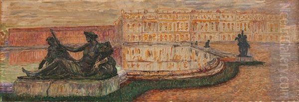 Le Chateau De Versailles Depuis Le Parterre D'eau - view 1