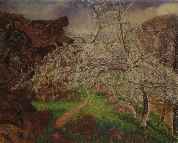 Paysage A L'arbre Fleuri - view 1