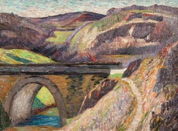 Le Pont Sur La Creuse - view 1
