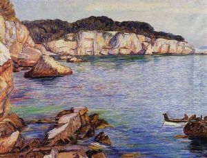 Mediterranee, Pecheur Remontant L'ancre by Leon Detroy