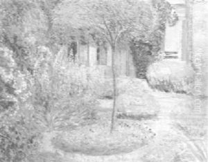 Le Jardin En Fleur, Gargilesse by Leon Detroy