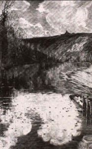 Paysage De La Creuse, La Gargelese by Leon Detroy