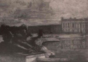 Le Chateau De Versailles by Leon Detroy