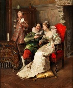 Die Lesestunde by Cesare Auguste Detti