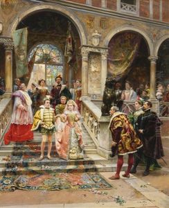 The Marriage Of The Prince by Cesare Auguste Detti