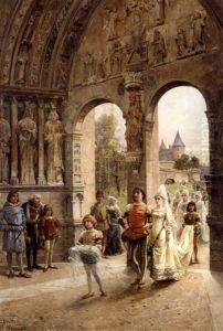The Wedding Procession by Cesare Auguste Detti