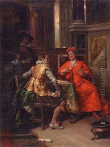 The Card Game by Cesare Auguste Detti