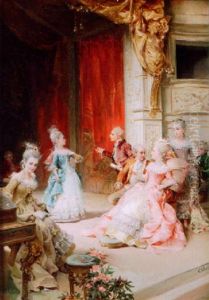 At The Ball by Cesare Auguste Detti