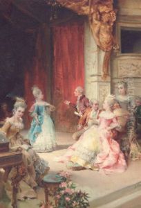 The Ball by Cesare Auguste Detti