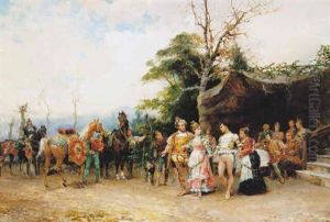 The Feast by Cesare Auguste Detti