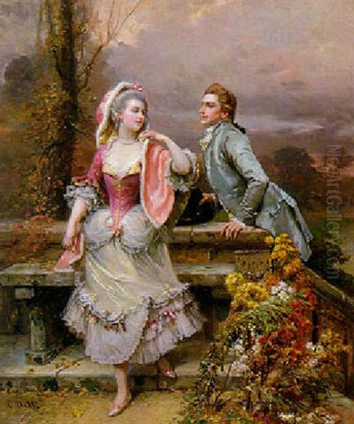 Lovers In A Garden - view 1