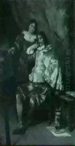 Her Masterpiece by Cesare Auguste Detti