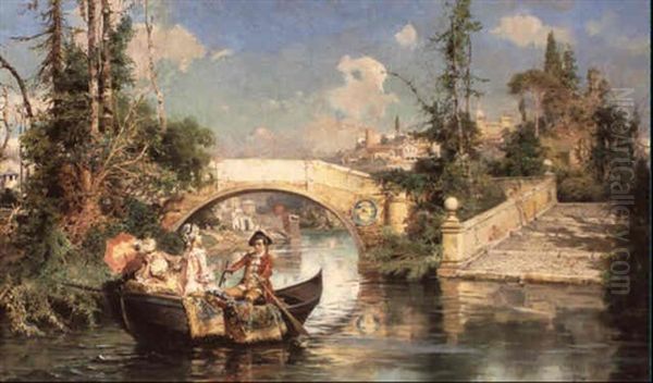 Elegant Company In A Boat - view 1