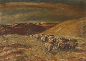 Schafhirte by Ludwig Dettmann