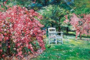 Uppig Bluhender Garten by Ludwig Dettmann
