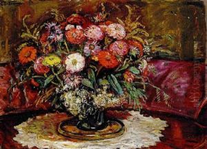 Herbstblumenstilleben by Ludwig Dettmann