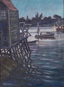 New Harbor, Maine by Frederick Knecht Detwiller