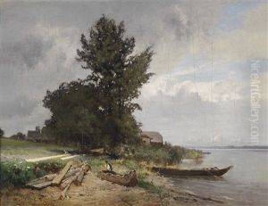 Am Chiemsee by Heinrich Deuchert