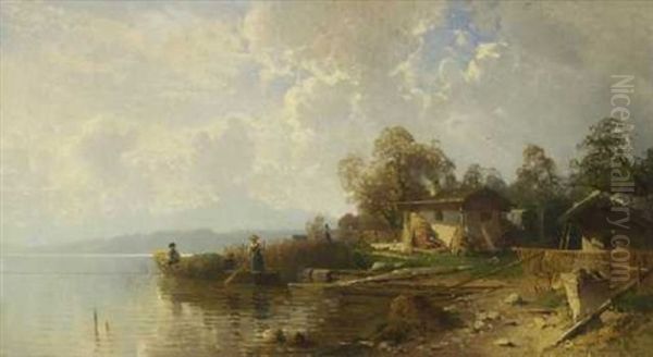 Seeufer Mit Fischerhausern - view 1