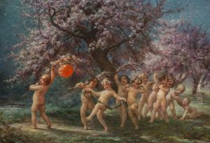 Nuit De Printemps by Eugene Auguste Francois Deully