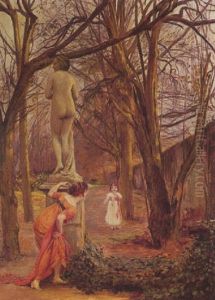 La Partie De Cache-cache by Eugene Auguste Francois Deully